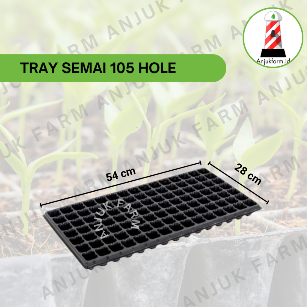 Tray Pot 105 Hole TEBAL / Tray Semai 105 Lubang TEBAL