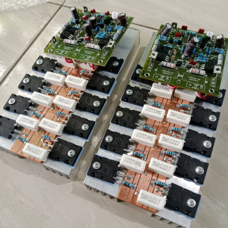 Beli 1 dapat 2 pasang kit power amplifier 5 set transistor Toshiba ori japan driver socl 506