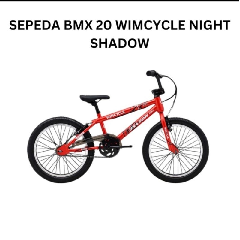 sepeda bmx 20 wimcycle shadow terbaru