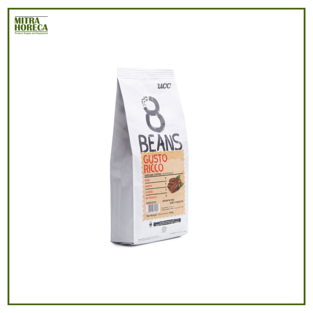 

UCC 8 Beans Gusto Ricco Coffee Beans 1kg biji kopi