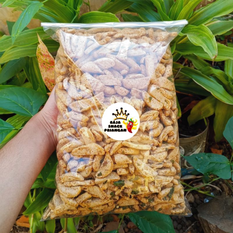 

Basreng Pedas Daun Jeruk 1kg Cemilan Basreng Pedas Gurih Daun Jeruk Renyah Nikmat