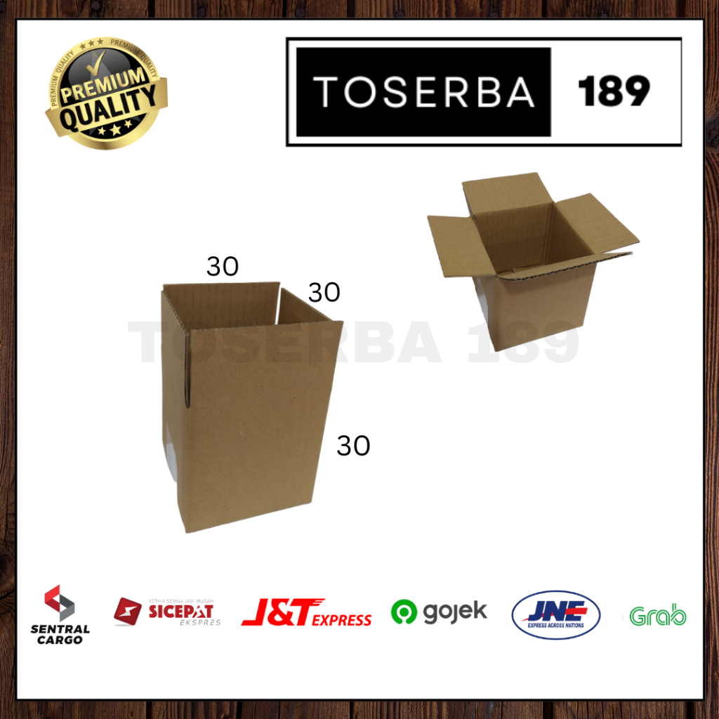 

kotak kardus box packing uk 30x30x30 SHEET POLOS