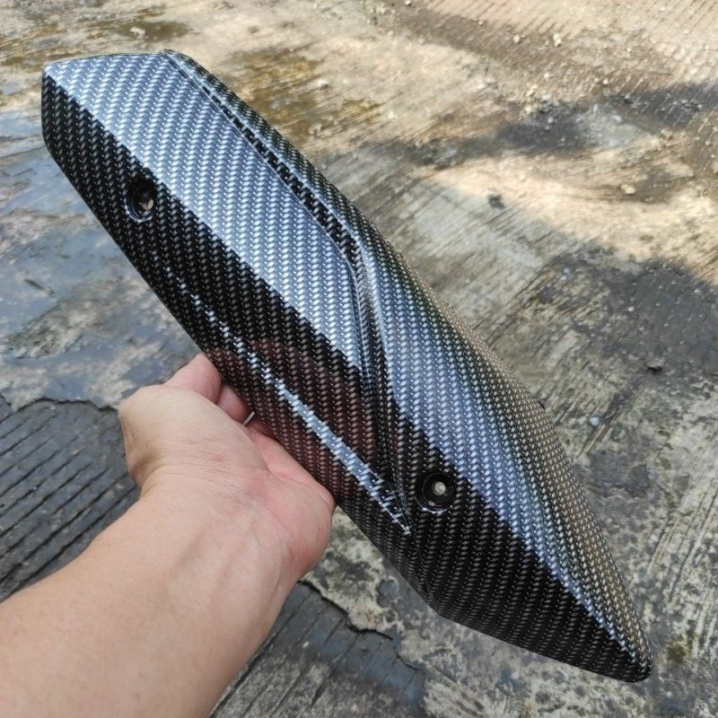Cover knalpot Carbon Yamaha Mio M3, Mio Z. cover knalpot carbon mio m3. carbon celup wtp.