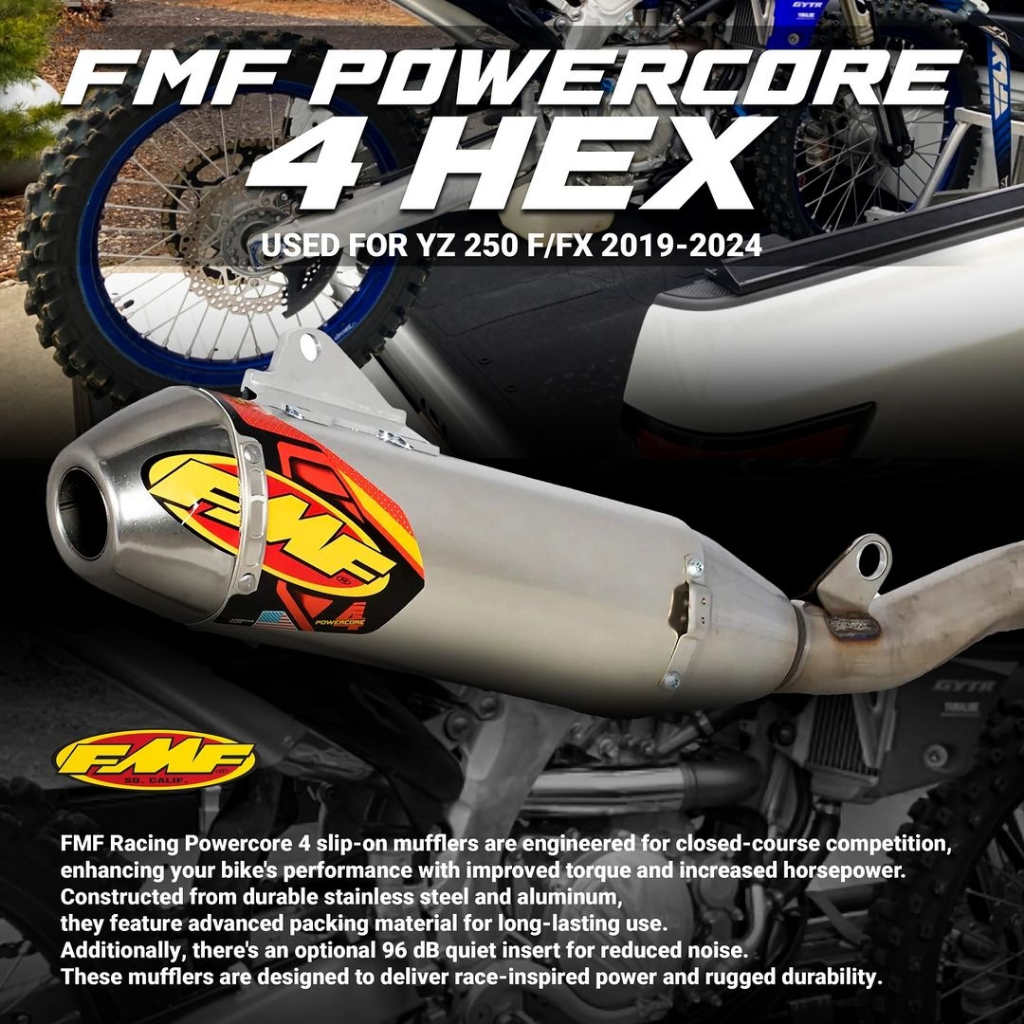 Slip On FMF Powercore 4 Hex - YZ250 19-24