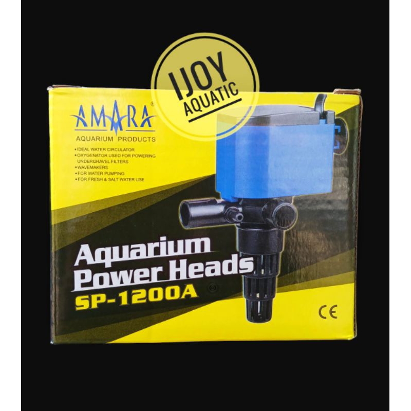AMARA SP 1200 A mesin pompa filter akuarium power head akuarium