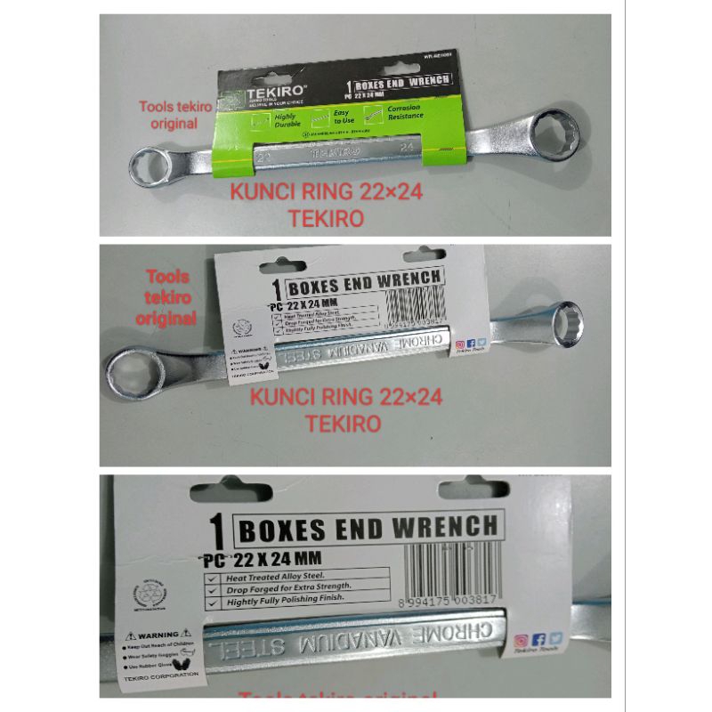 KUNCI RING 22×24 TEKIRO/ TEKIRO KUNCI RING