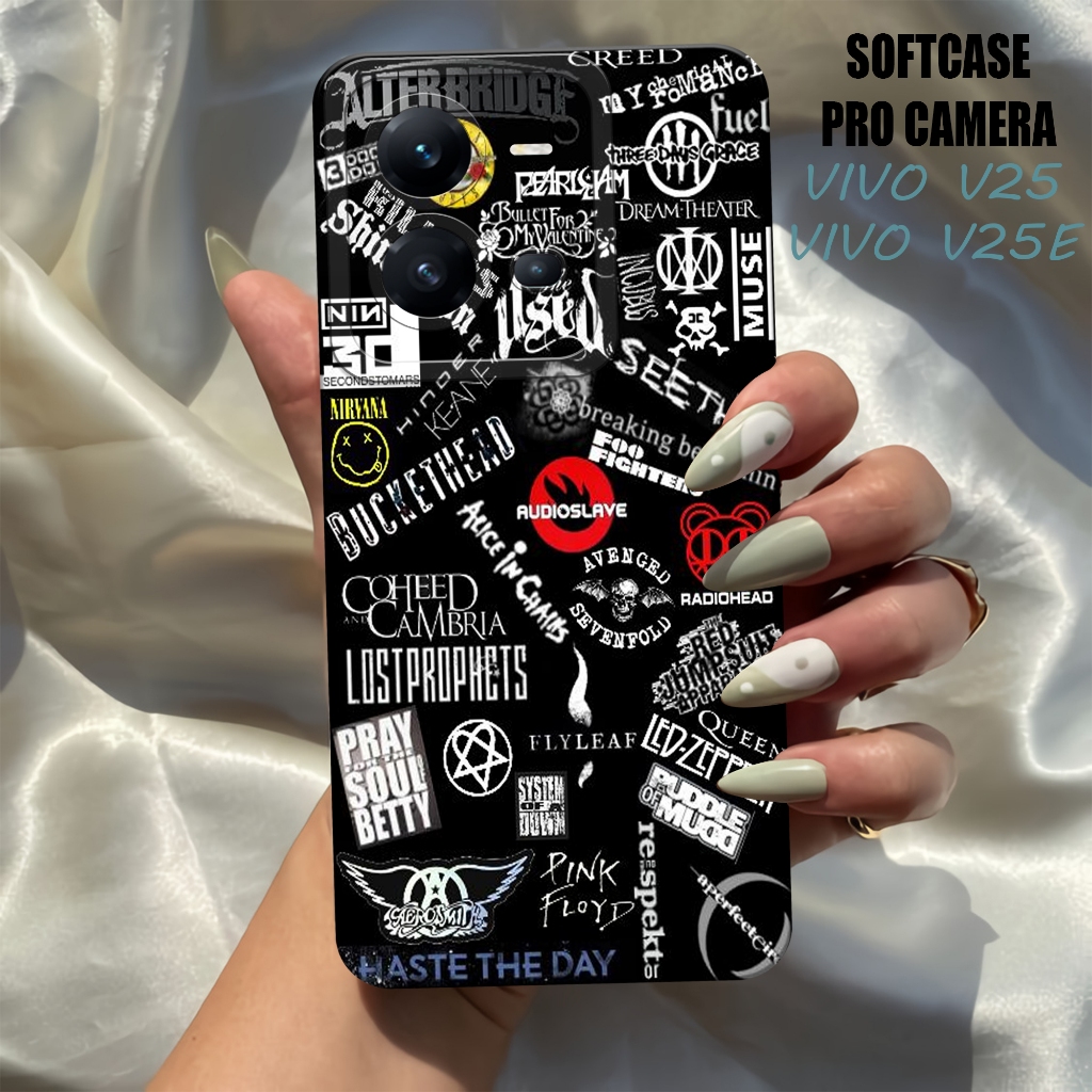 Case VIVO V25 - V25E - VIVO V25 - V25E Terbaru - Softcase  VIVO V25 - V25E   - Softcase Pro Camera -