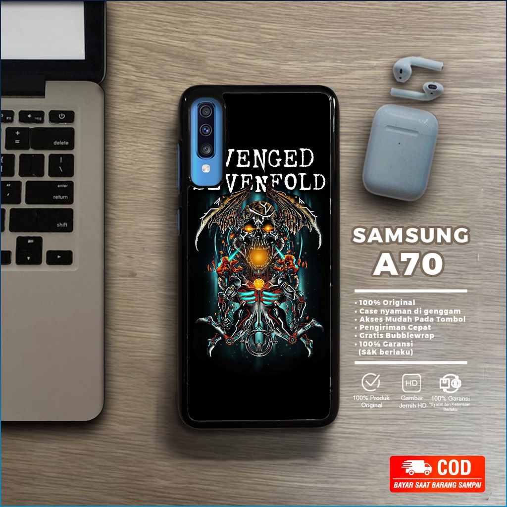 Kay case, Case Hp Samsung A70 Kesing Hp - Hardcase HP - Fashion kartun Avenged sevenfold mix lucu2 C