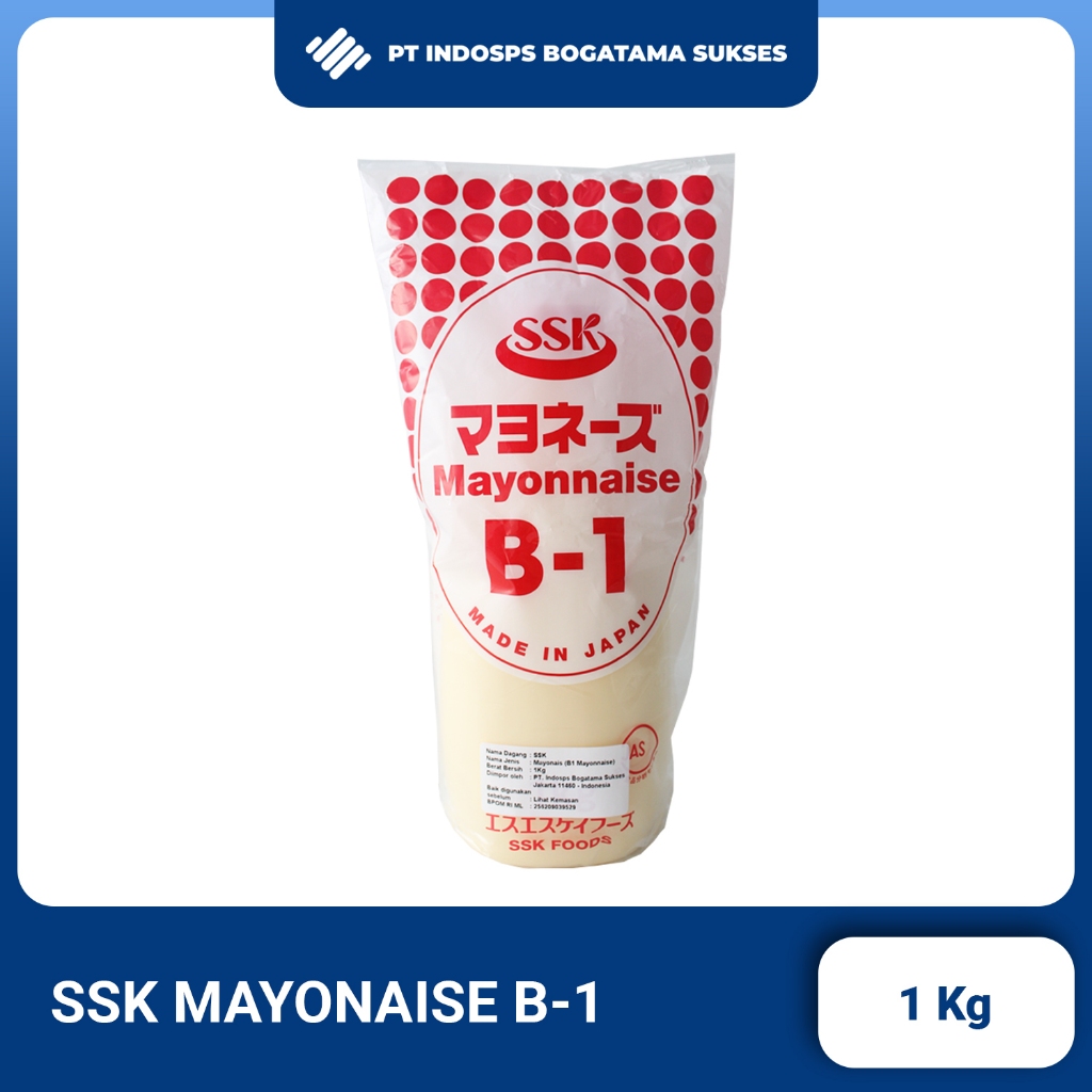 

SSK Mayonnaise Japan Original 1Kg | Ssk Mayonnaise B-1 Original Japan 1kg | Mayo Mayonaise Mayonais 1 Kg