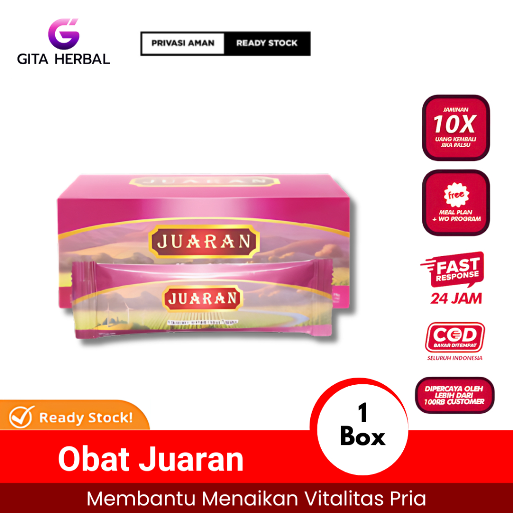 JUARAN Herbal Obat Kuat Minuman Suplemen Pria