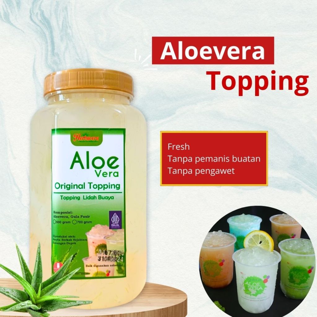 

Topping Aloevera Lidah Buaya Original