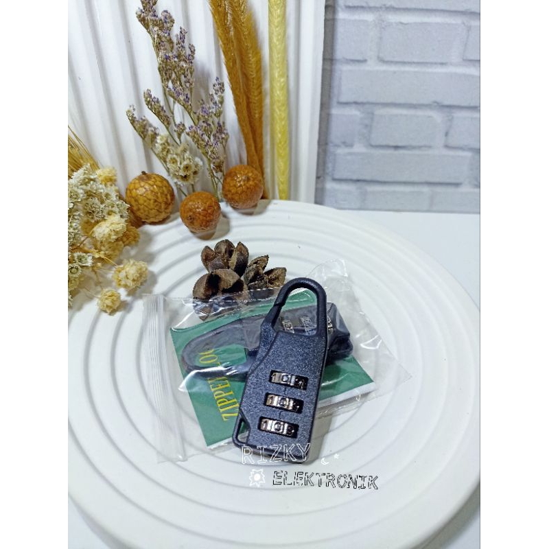 Gembok Kecil Pengunci Tas Koper Kode Angka Portable Safety Lock
