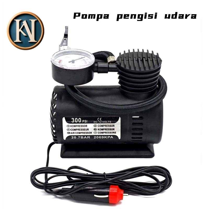 Berkualitas Mini Compressor 12V Electric Pump 300Psi Pompa Ban Mobil Elektrik