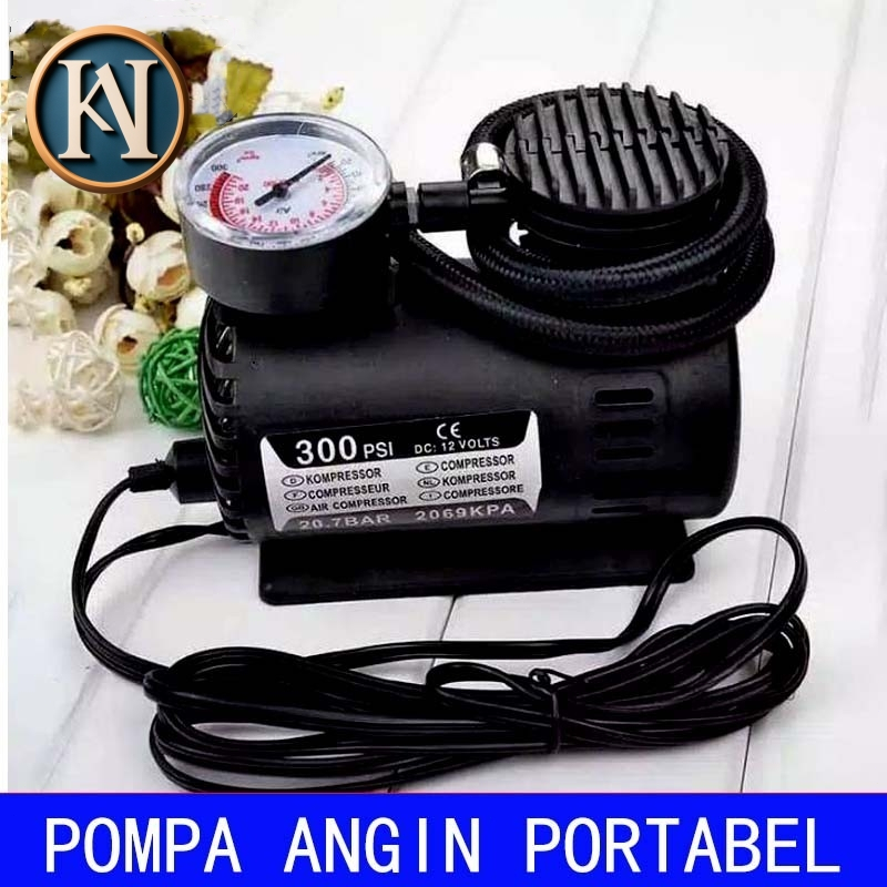 Discount Mini Compressor 12V Electric Pump 300Psi Pompa Ban Mobil Elektrik