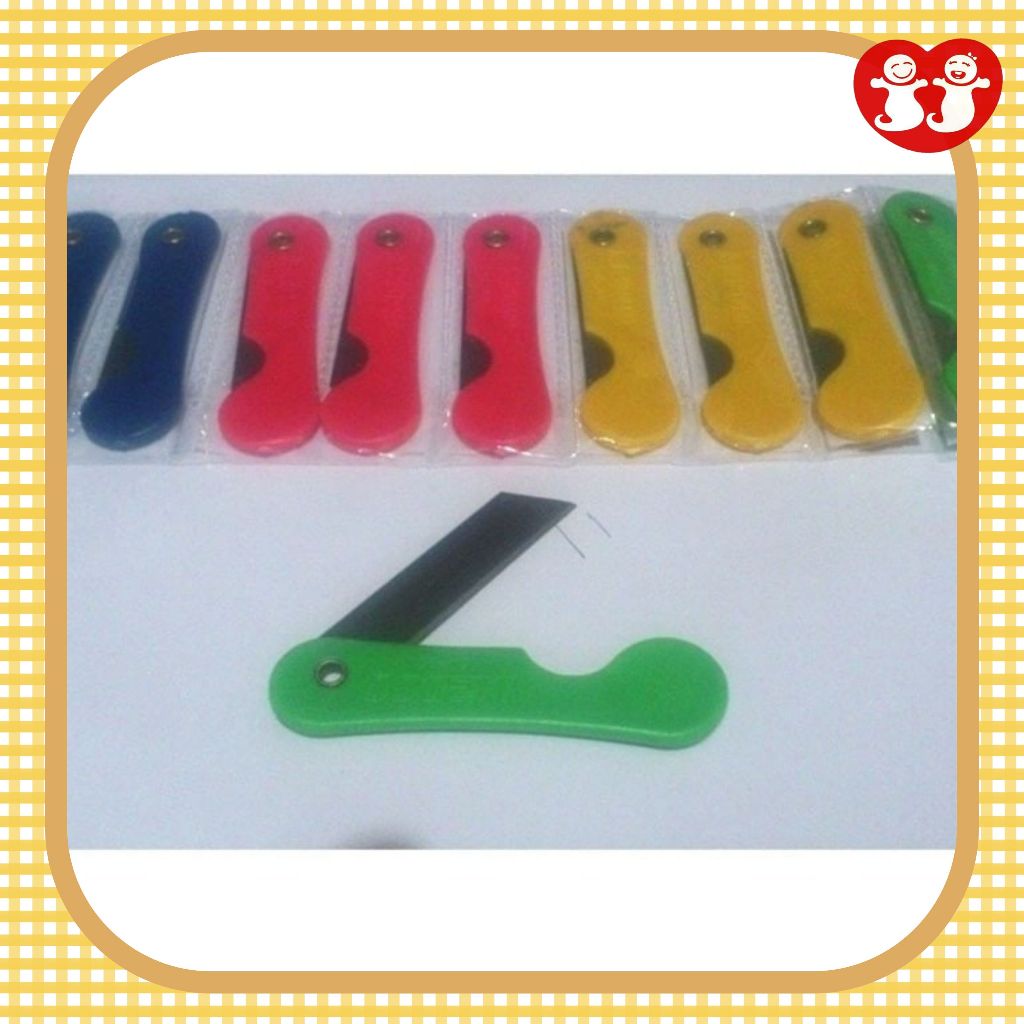 

Pisau Cutter Lipat Mini / Fordable Knife / Alat Bntu Potong Kertas Plastik Perlengkapan ATK