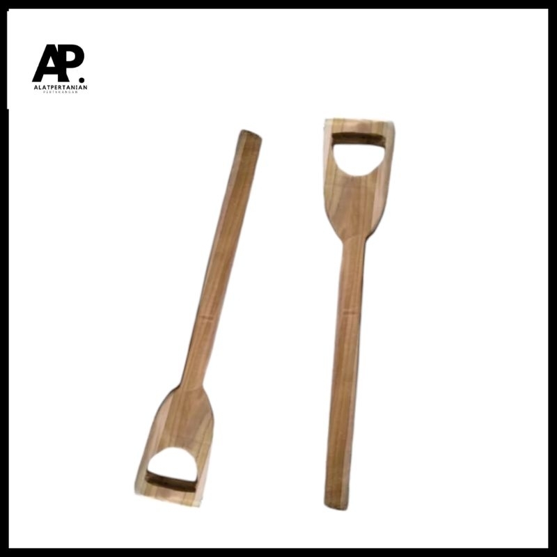 gagang garpu kayu/pegangan garpu lencek tanah kayu jati