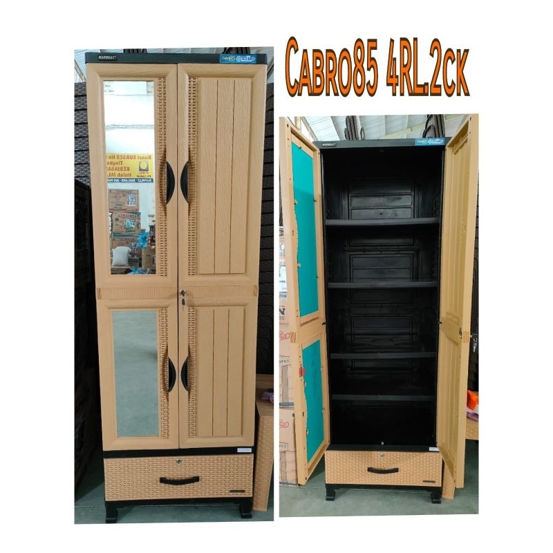 Lemari Pakaian plastik Napolly Cabro 85 & Cabro G85