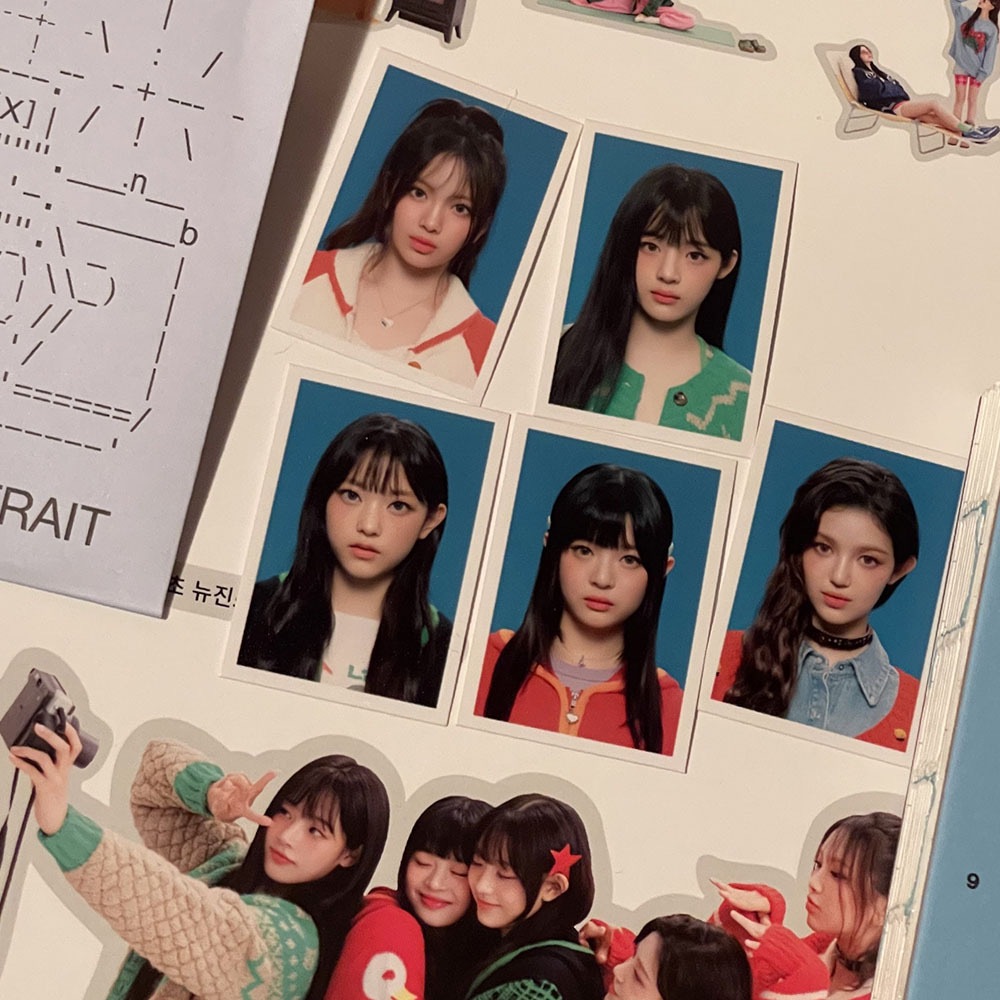 [kstuffind] (6) NEW JEANS PHOTO ID PICTURE MEMBER NEW JEANS ID PHOTO FOTO MURAH MINJI HANNI DANIELLE