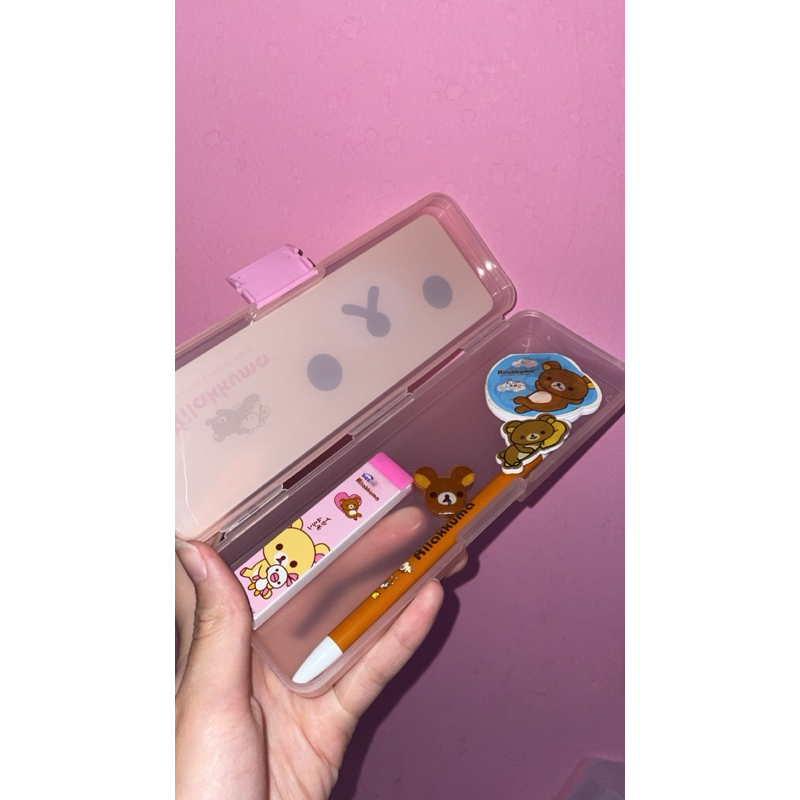 

NEW Rilakkuma Sanrio Pencil Case Kotak Pensil Anak Lengkap