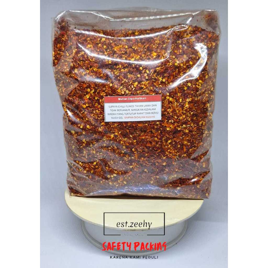 

(CHILLI FLAKES) CABE SERPIHAN SANGAT PEDAS KEMASAN 1 KG