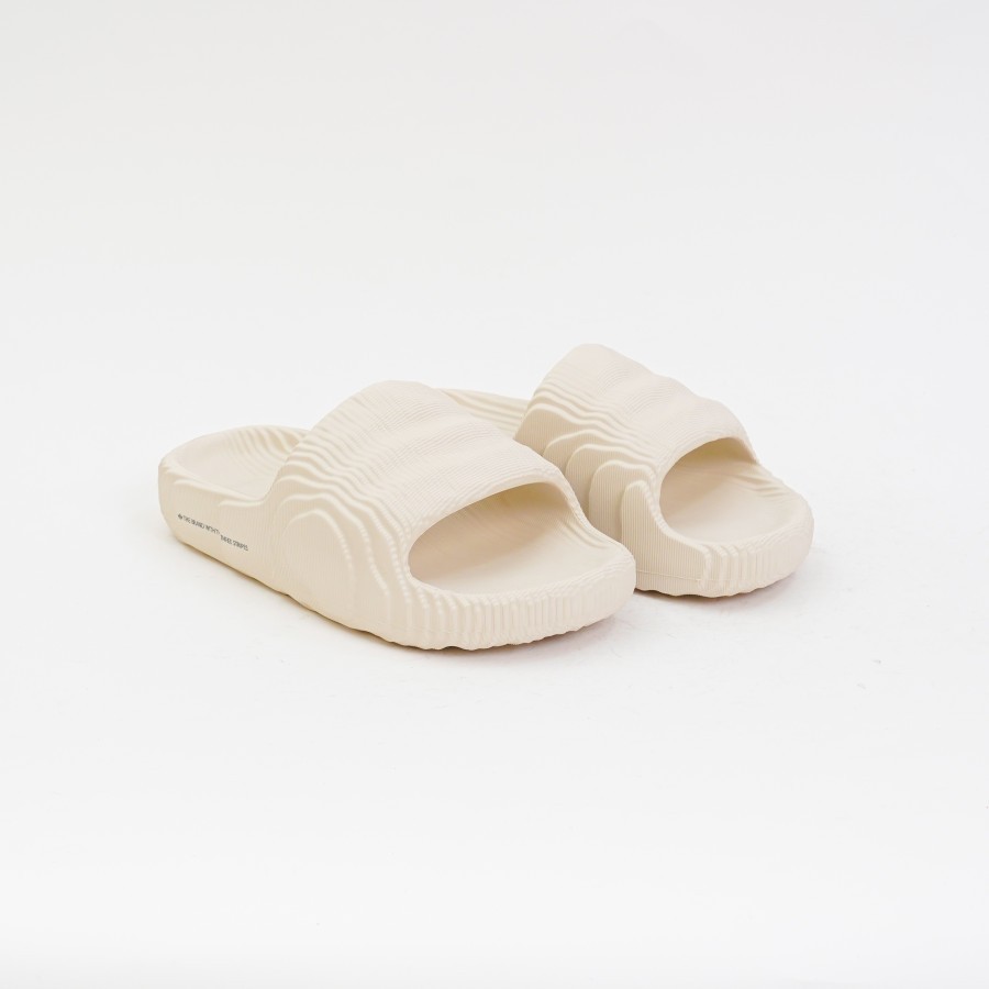 Adidas Adilette 22 Slides Aluminum Grey Original