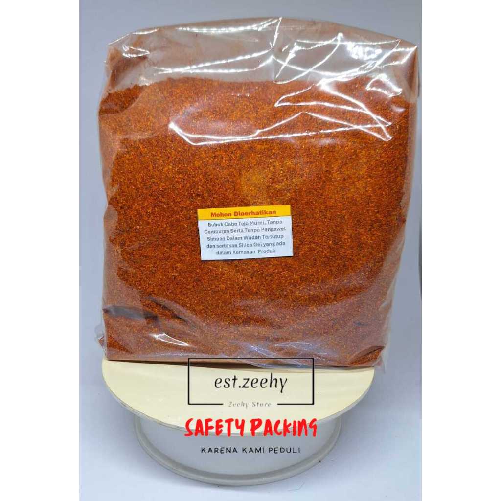 

Cabe Bubuk Teja/Japlak Murni kemasan 1 Kg