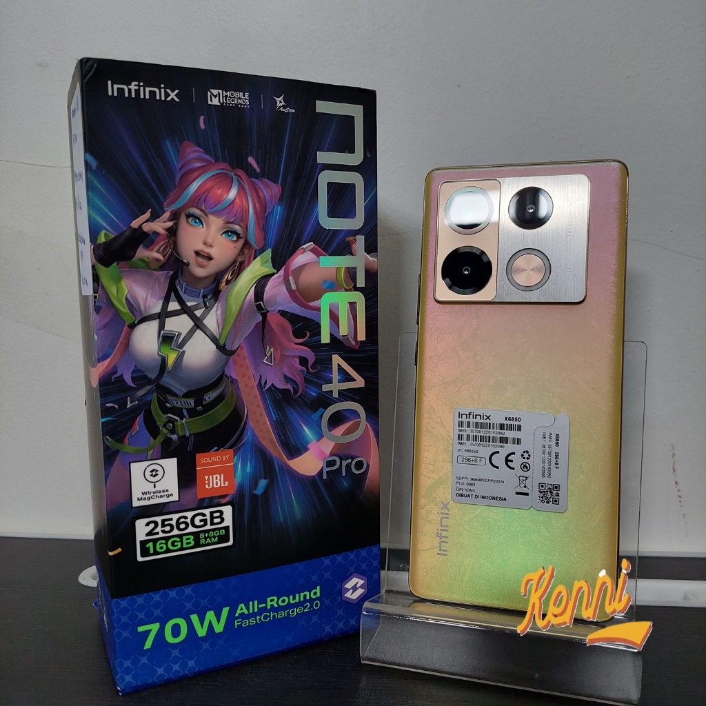 Infinix Note 40 PRO 8/256 SECOND FULLSET ORIGINAL RESMI