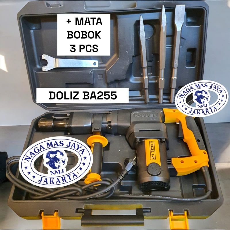 MESIN BOBOK BETON DOLIZ BA255 DEMOLITION HAMMER DOLIZ BA 255 DOLIZ BA-255 MESIN BOBOK BETON 5KG