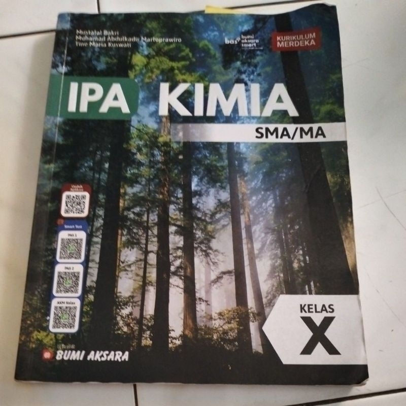 

Kimia SMA kelas X