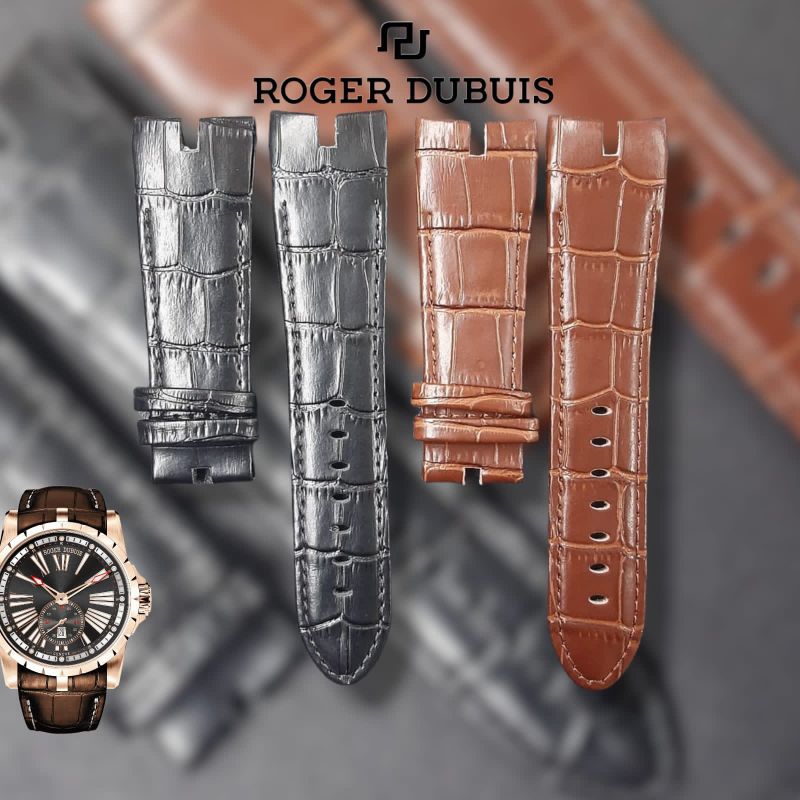 Strap Tali Jam Tangan Roger Dubuis RD Genuin Leater Roger Dubuis