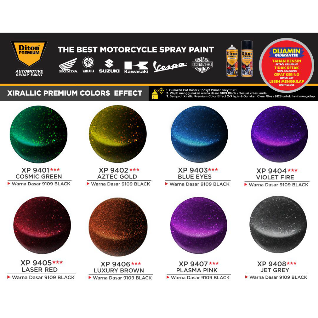 DITON PREMIUM XIRALLIC PREMIUM COLORS