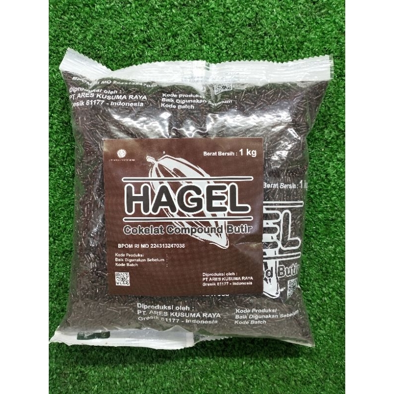 

Hagel Cokelat meses Compound Butir 1Kg HALAL