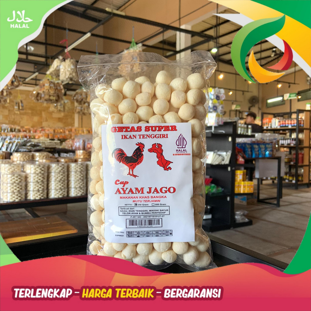 

GETAS SUPER CAP AYAM JAGO BULAT 250GR KHAS BANGKA