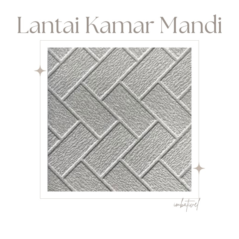 Keramik Lantai Kamar Mandi 25x25 Asia Tile Galaxy Abu-abu │ Keramik Tangga / Garasi / Permukaan Kasa