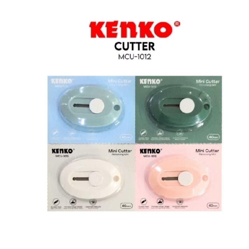 

[1 PCS] MINI CUTTER KENKO MCU-1012 / PISAU CUTTER MINI KENKO 1012