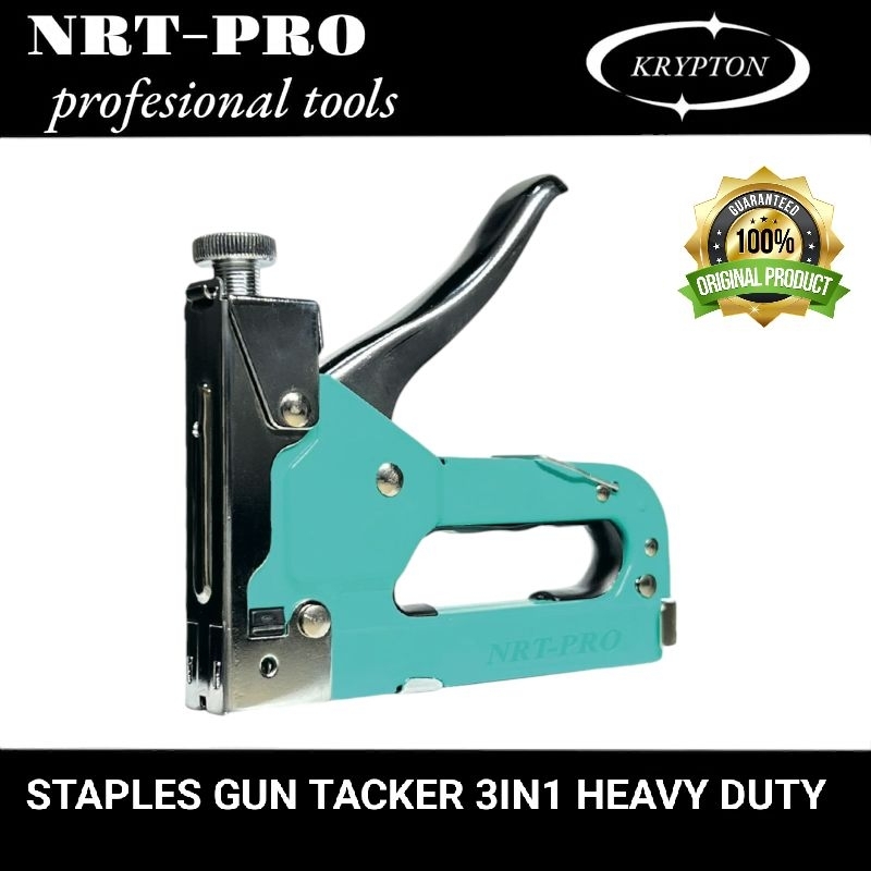 

NRT-PRO staples gun tacker 3in1 heavy duty jaminan asli original