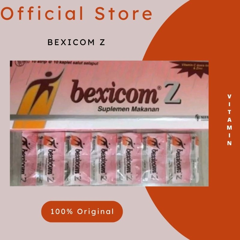 Vitamin C Dosis Tinggi & Zinc (Bexicom Z) EXP 05.2026