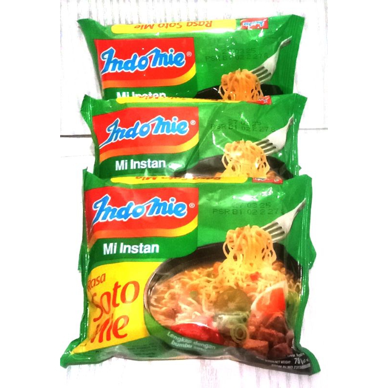 

Indomie Rasa Soto 1 banded 3 pcs