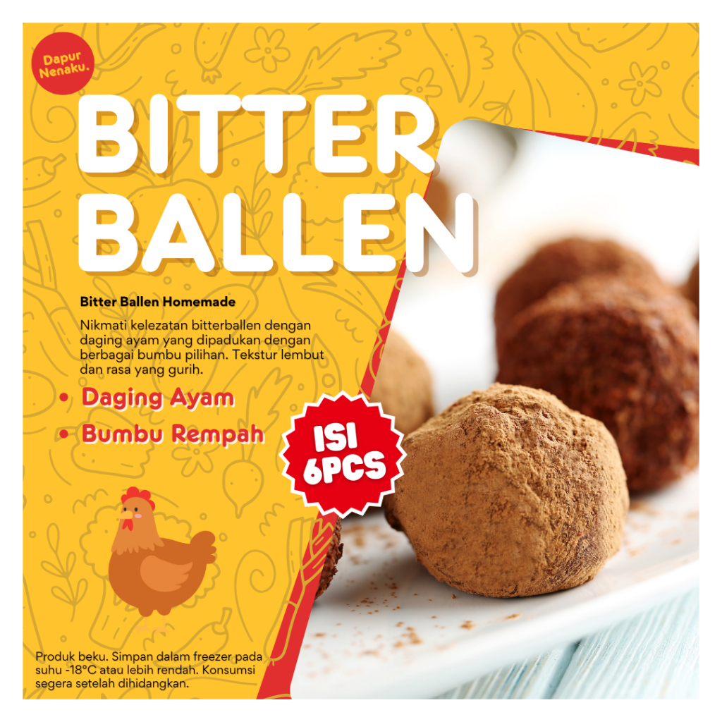 

Bitter Ballen Frozen Premium isi 6pcs - dapurnenaku