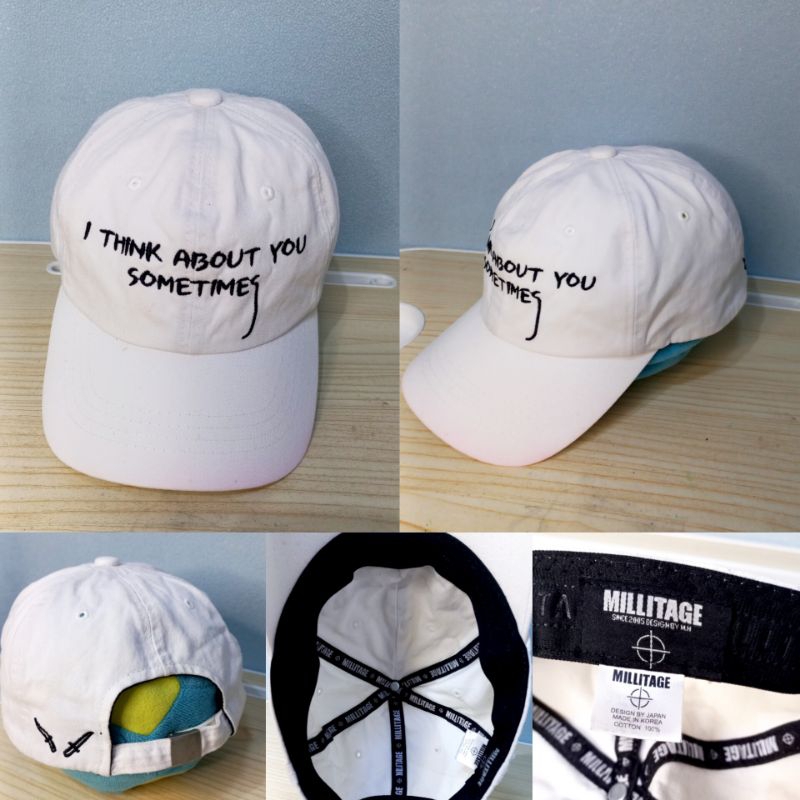 Topi putih keren Militage