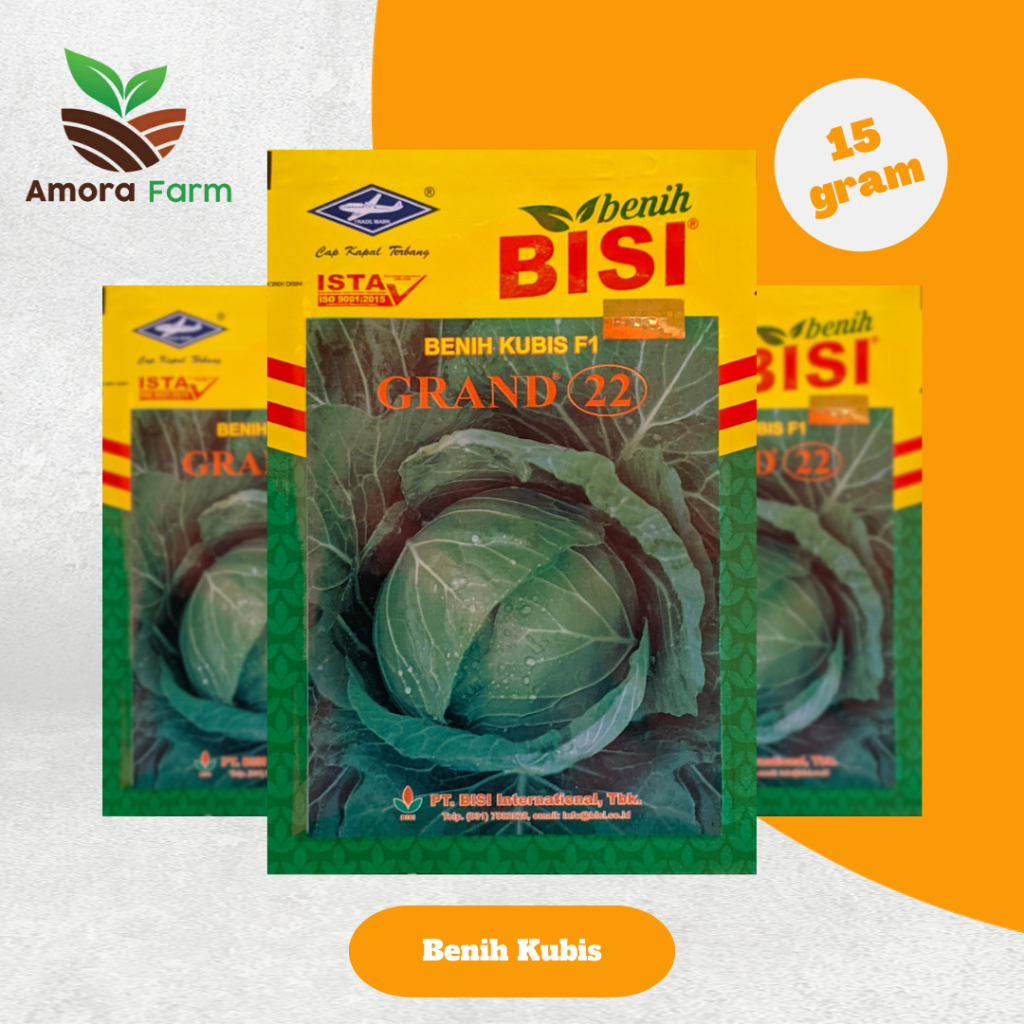 Benih Kubis GRAND 22 BISI-15gr Cap Kapal Terbang EXP 07 2025