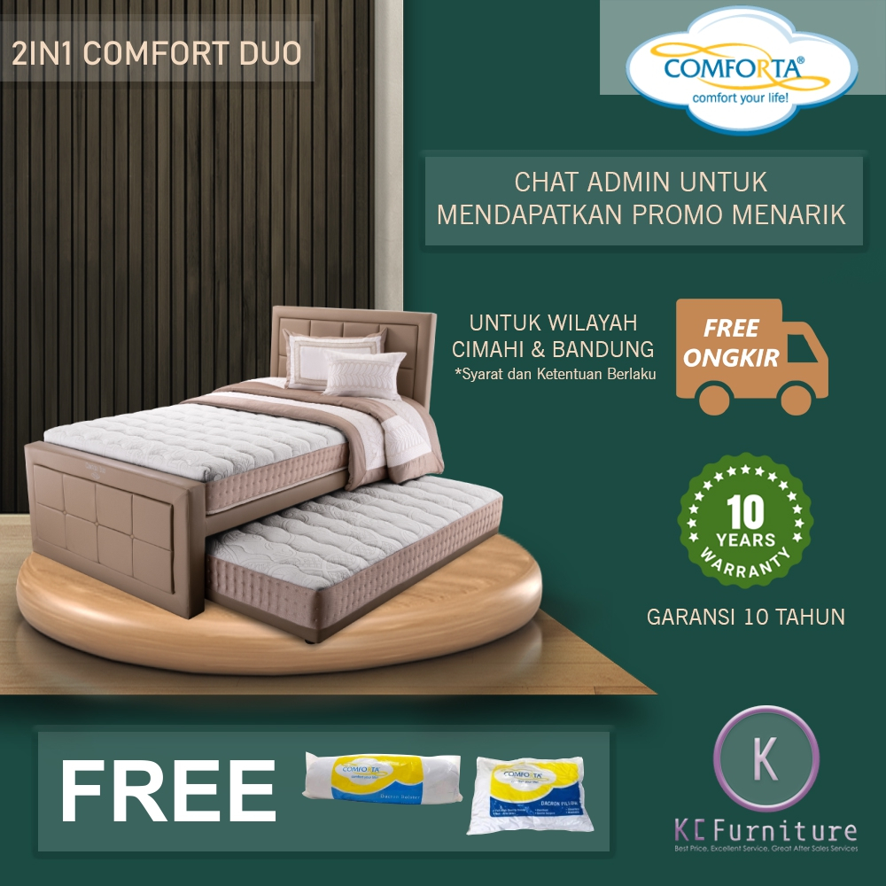 Kasur Springbed 2 in 1 Comforta Comfort Duo