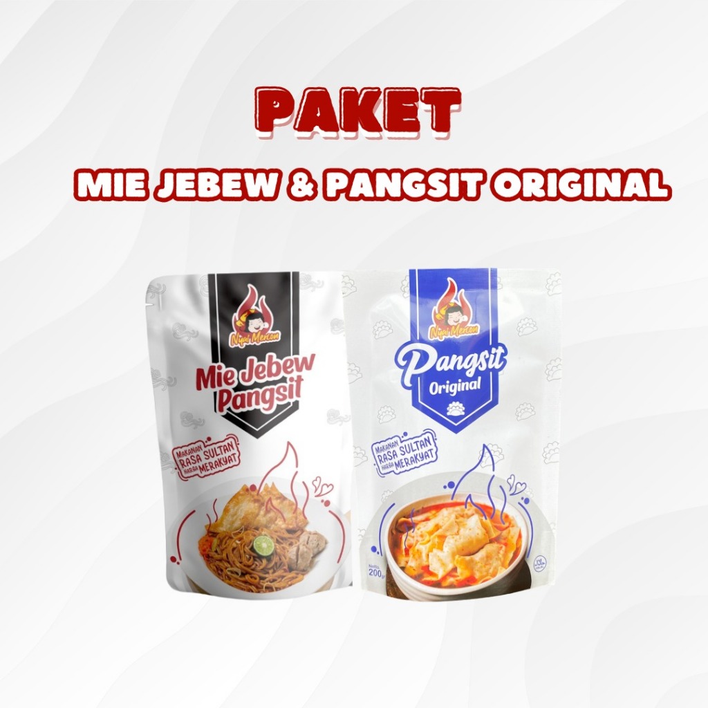 

Paket Bundling Nyai Mercon Mie Jebew + Pangsit Ori Makanan Instan