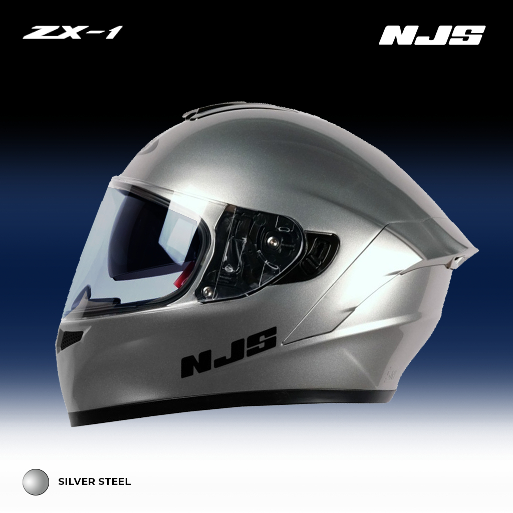 HELM FULL FACE NJS ZX-1 SOLID
