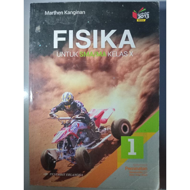 

BUKU BEKAS/BUKU SECOND FISIKA KELAS 10/KELAS 1 SMA/MA KURIKULUM 2013 PENERBIT ERLANGGA