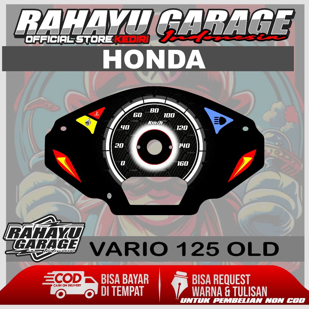 PAPAN SPEEDOMETER CUSTOM VARIO 125 OLD