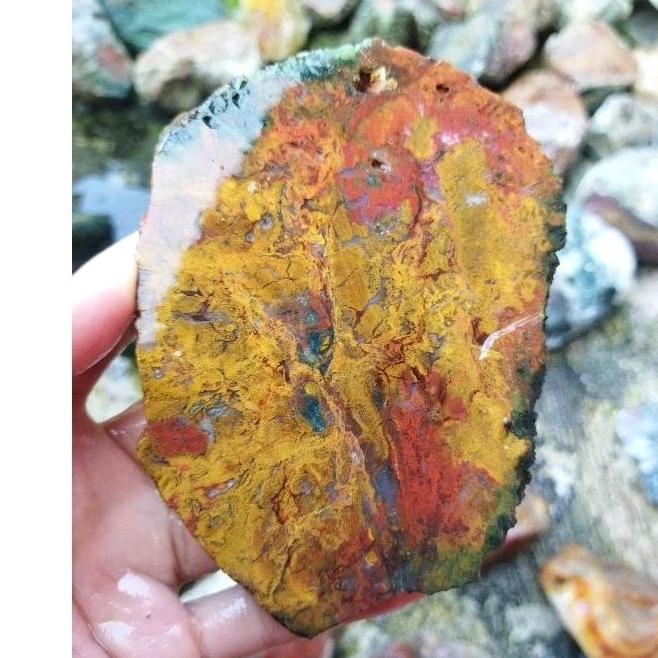 LEMPENGAN BATU PANCAWARNA KLAWING Super kode SP20