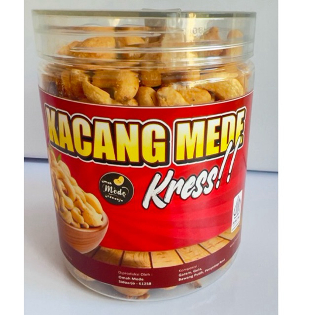 

kacang mede mete utuh varian madu oven panggang kemasan 400gr