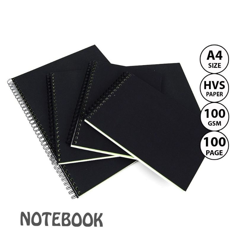 

NOTEBOOK A4/JURNAL/BUKU CATATAN/NOTEPAD/HVS/ GRID/KOTAK2#DOTTED/TITIK2 #BLANK/POLOS