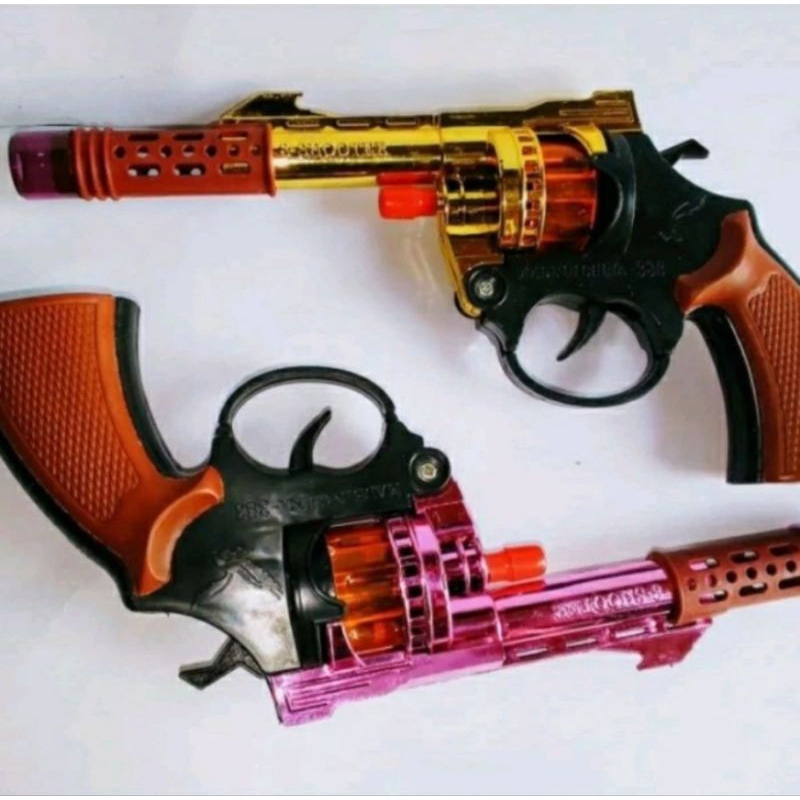 Mainan anakanak pistol jadul dompis petasan 1set